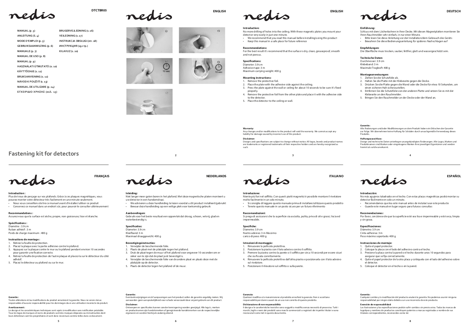 Nedis DTCTBR05 User guide - ManualMachine.com