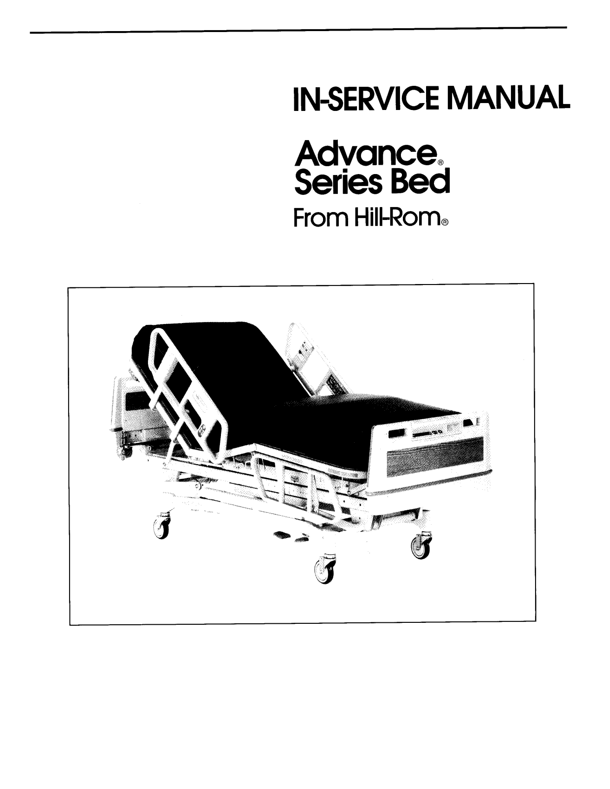 Hill-Rom Advance User manual