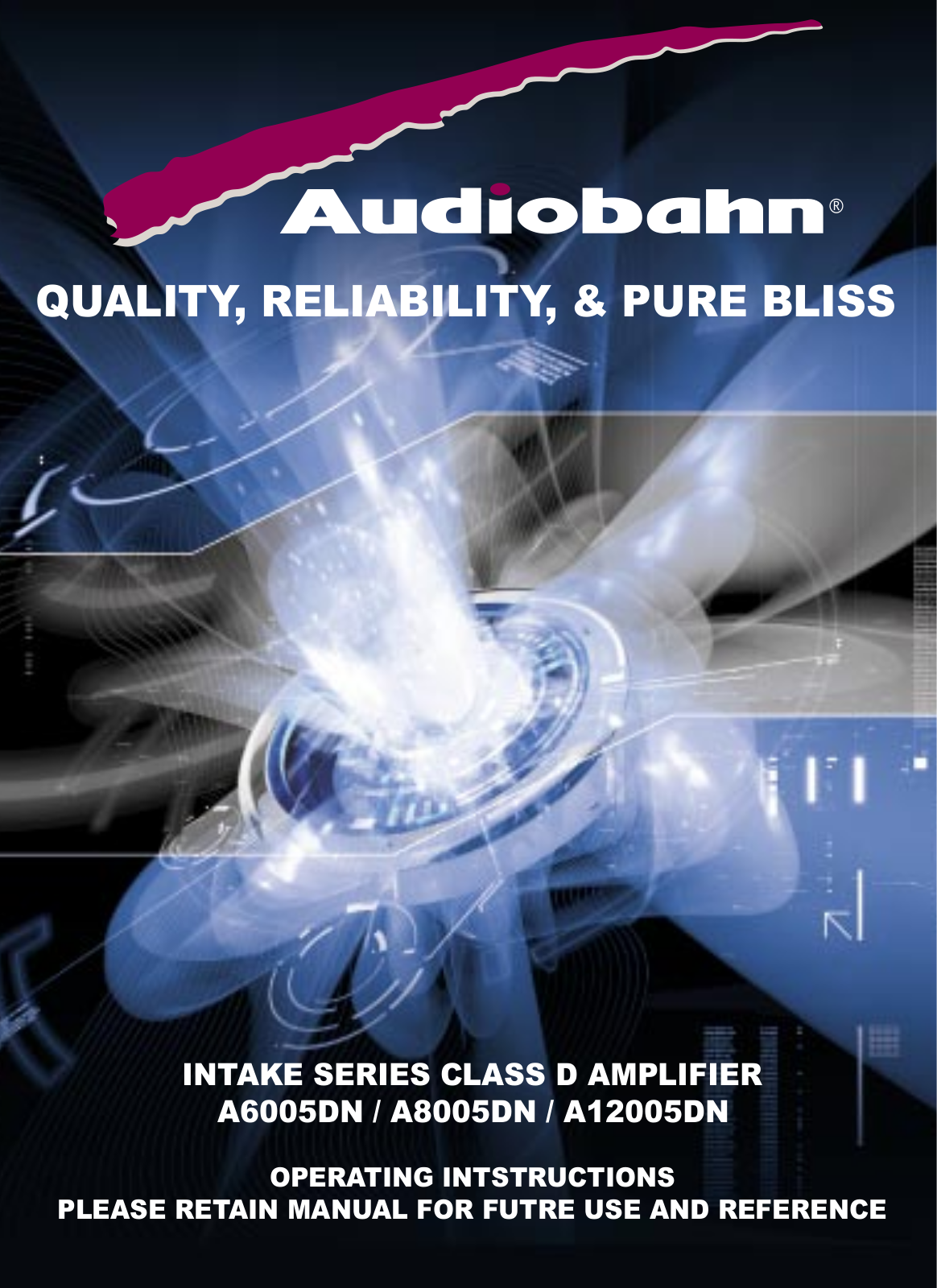 Audiobahn A6005DN, A8005DN User Manual