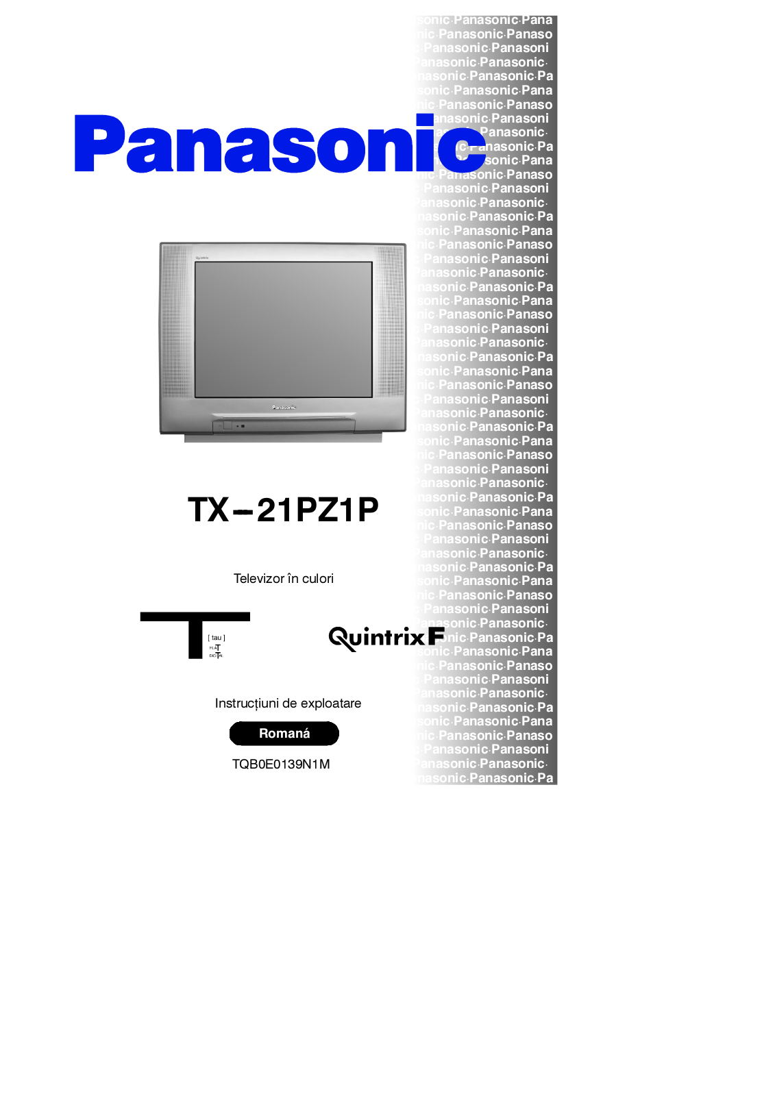 PANASONIC TX-21PZ1P User Manual