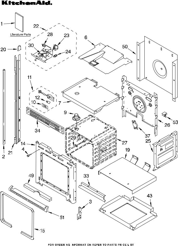 KitchenAid KEBS278DWH8 Parts List