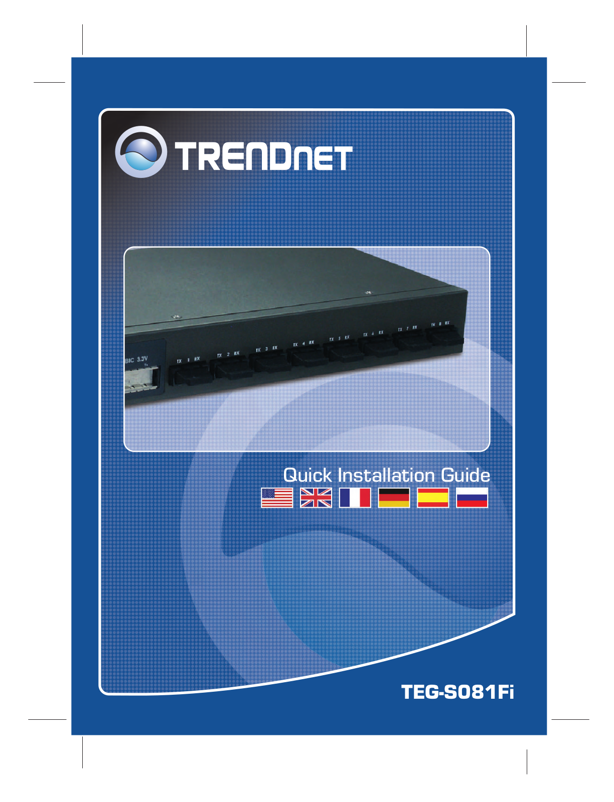 TRENDnet TEG-S081FI User Manual