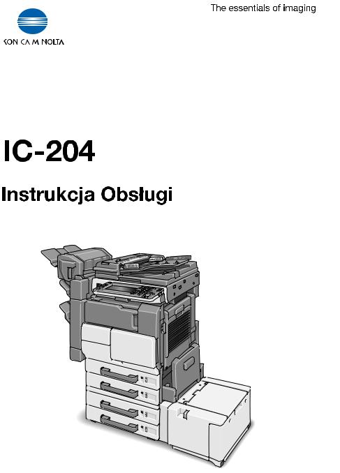 Konica minolta BIZHUB 420, BIZHUB 500, IC-204 User Manual