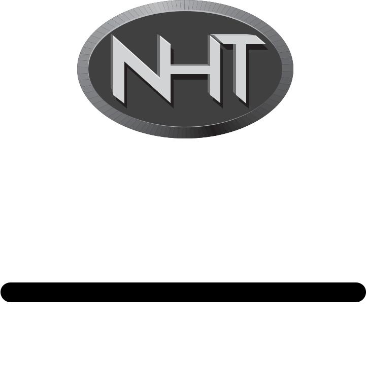NHT VS-1.2a User Manual