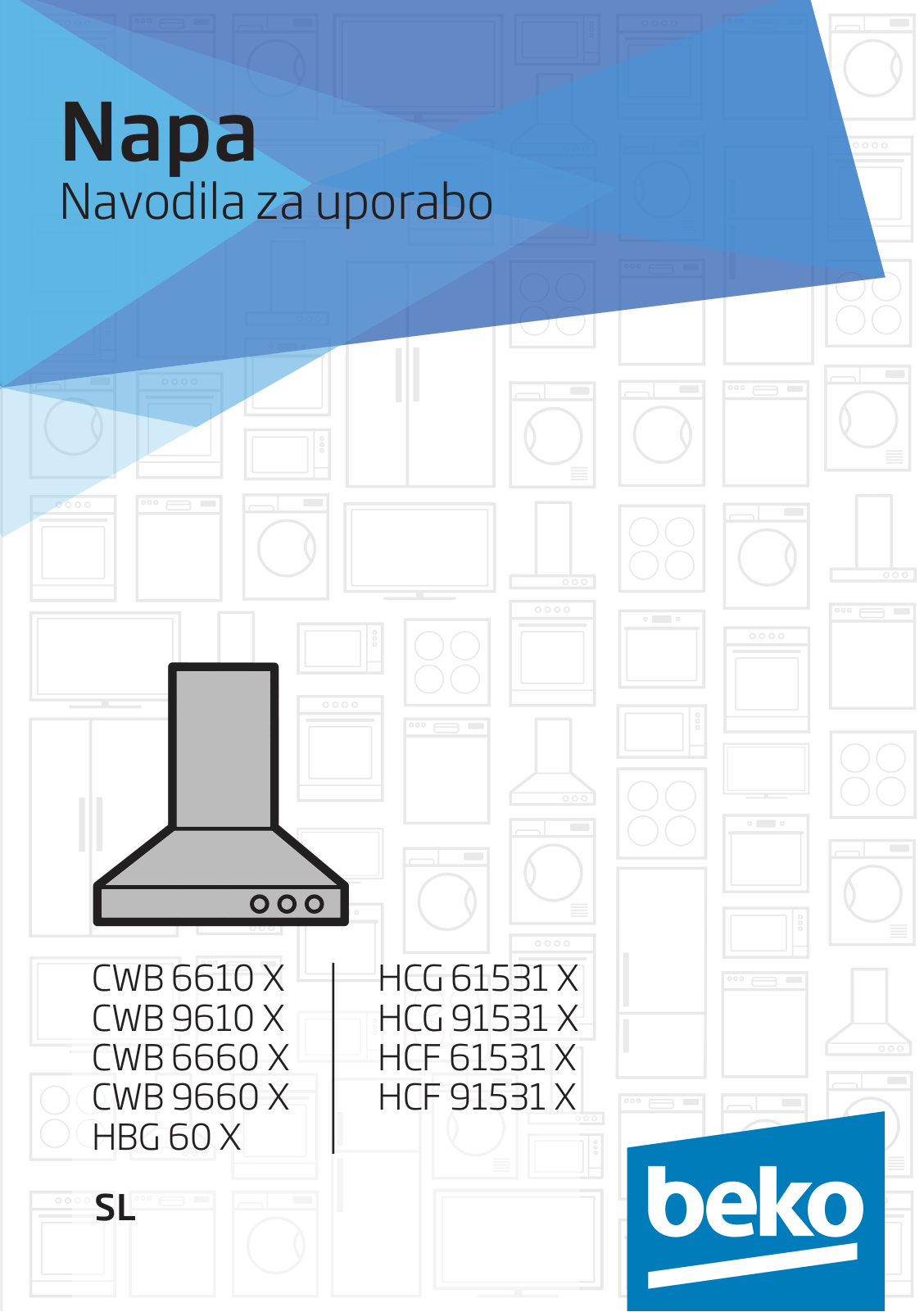 Beko CWB 6610 X, CWB 9610 X, CWB 6660 X, CWB 9660 X, HBG 60 X User manual