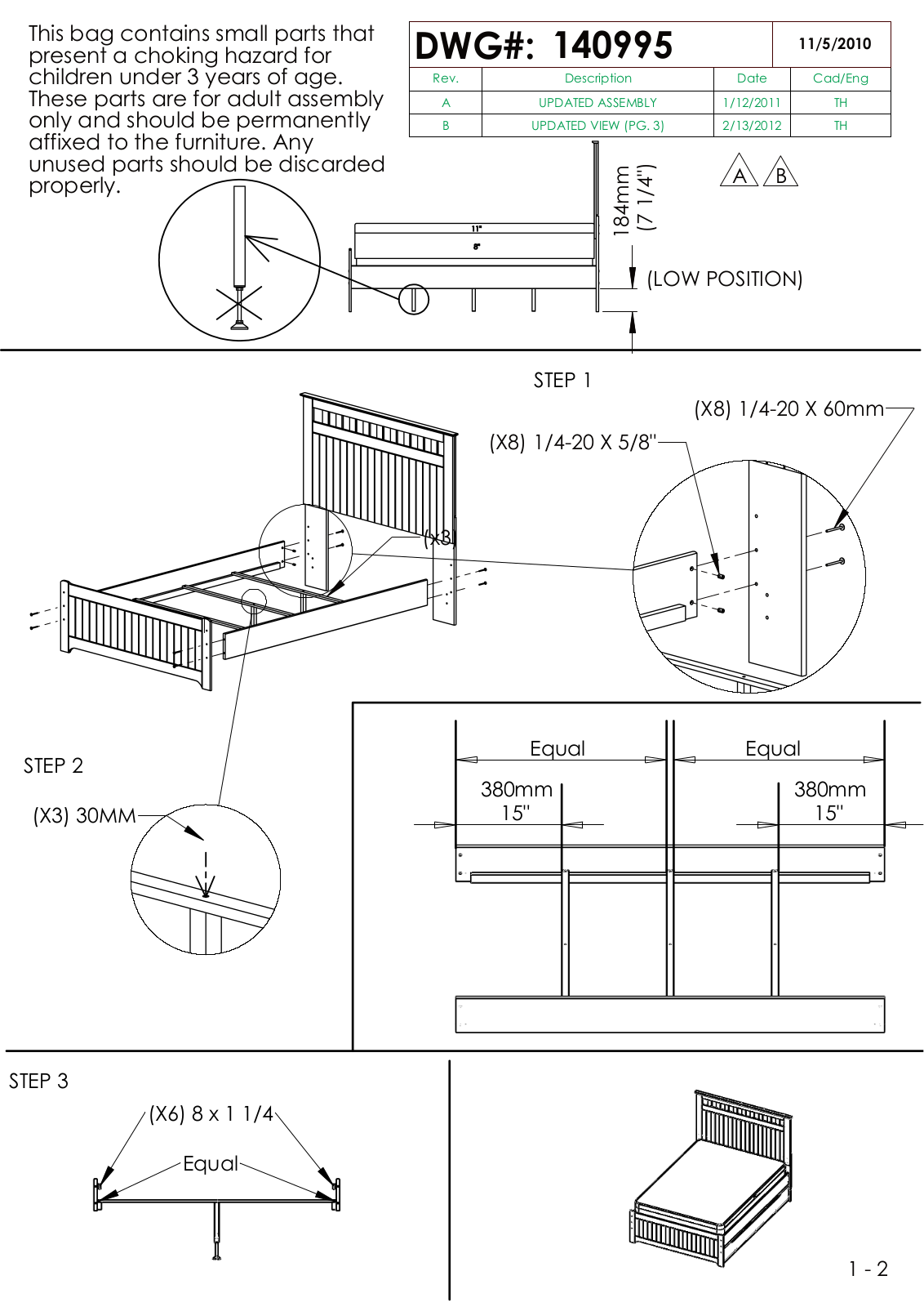 Ashley B070585697, B070575496 Assembly Guide