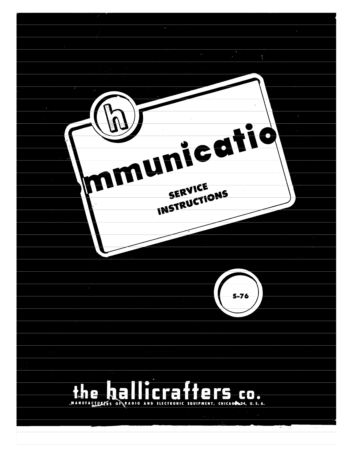 HALLICRAFTER S-76 User Manual