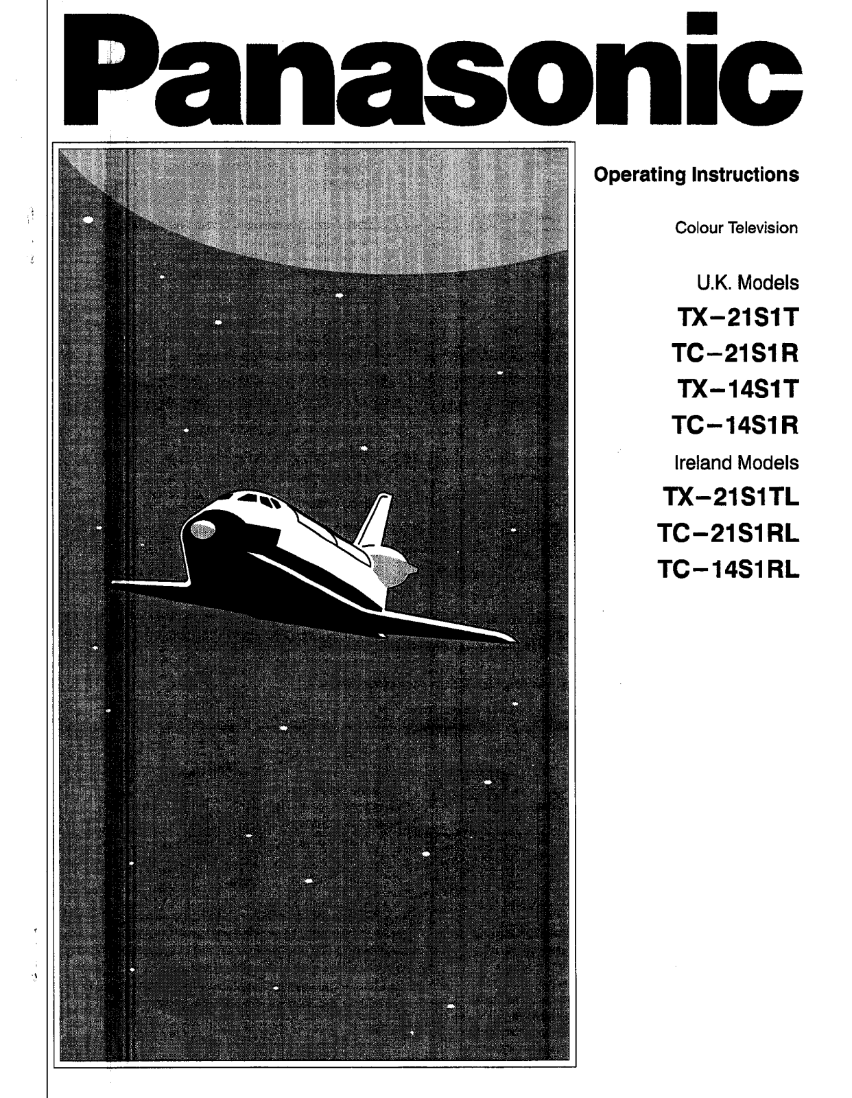 Panasonic TX-14S1T, TX-21S1T User Manual