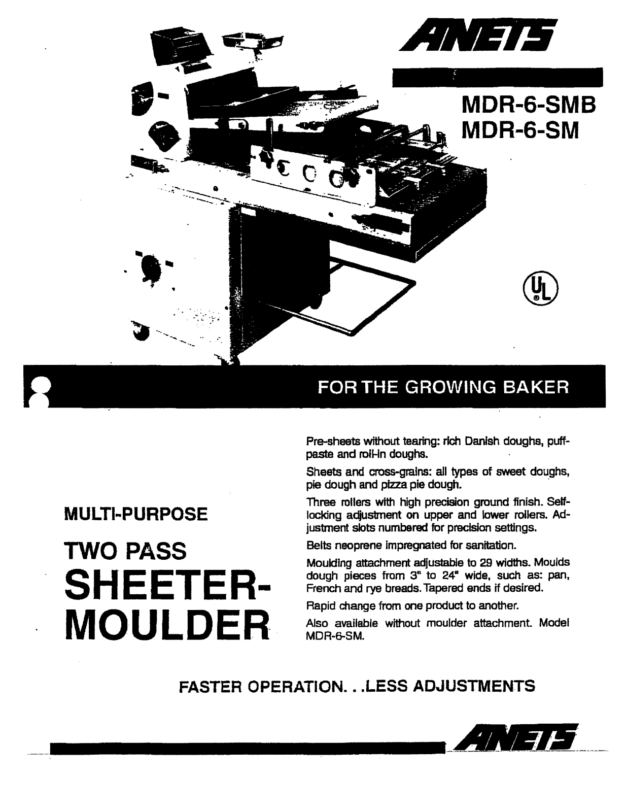 Anets MDR-6-SM Parts List