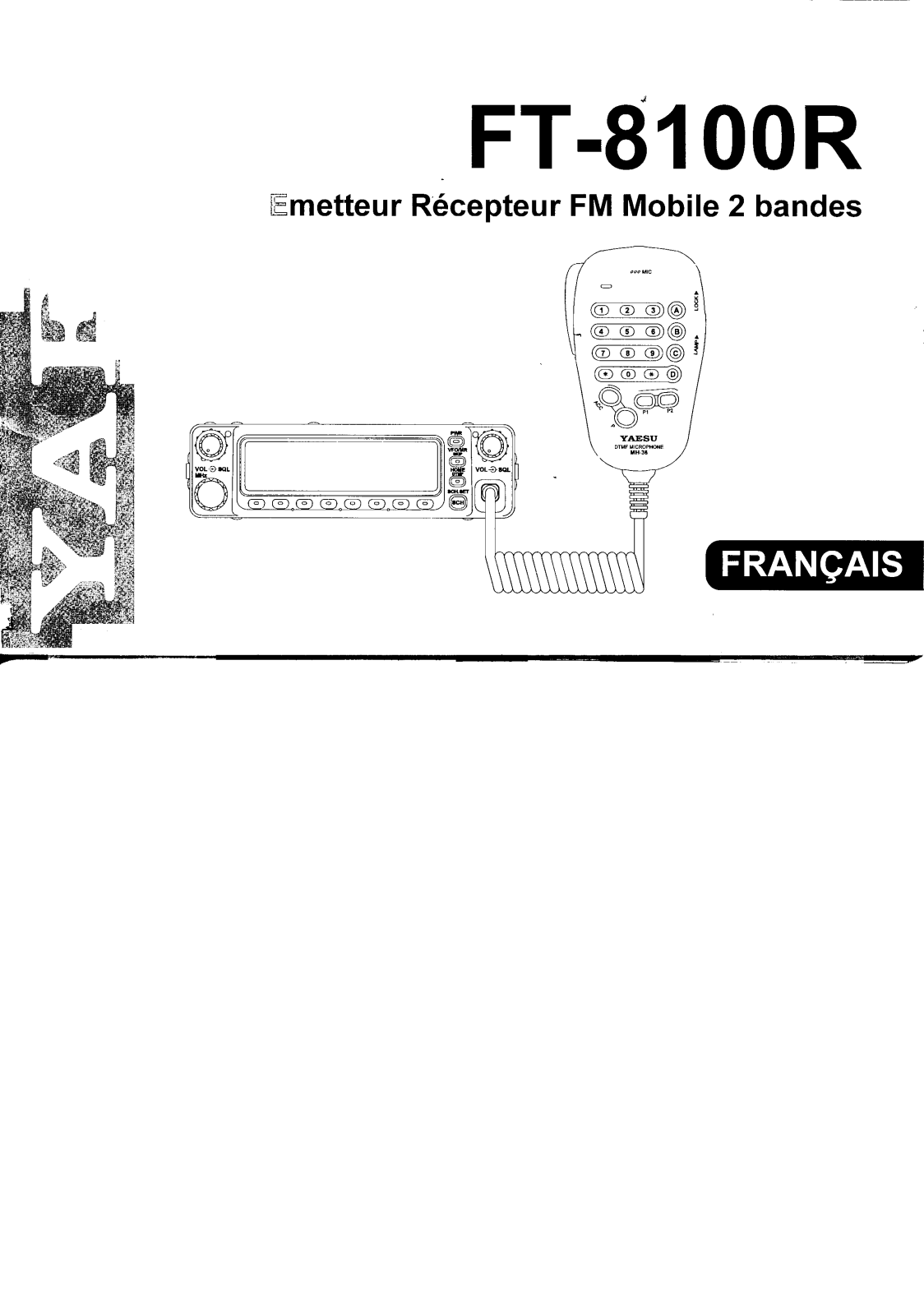 YAESU FT-8100R User Manual