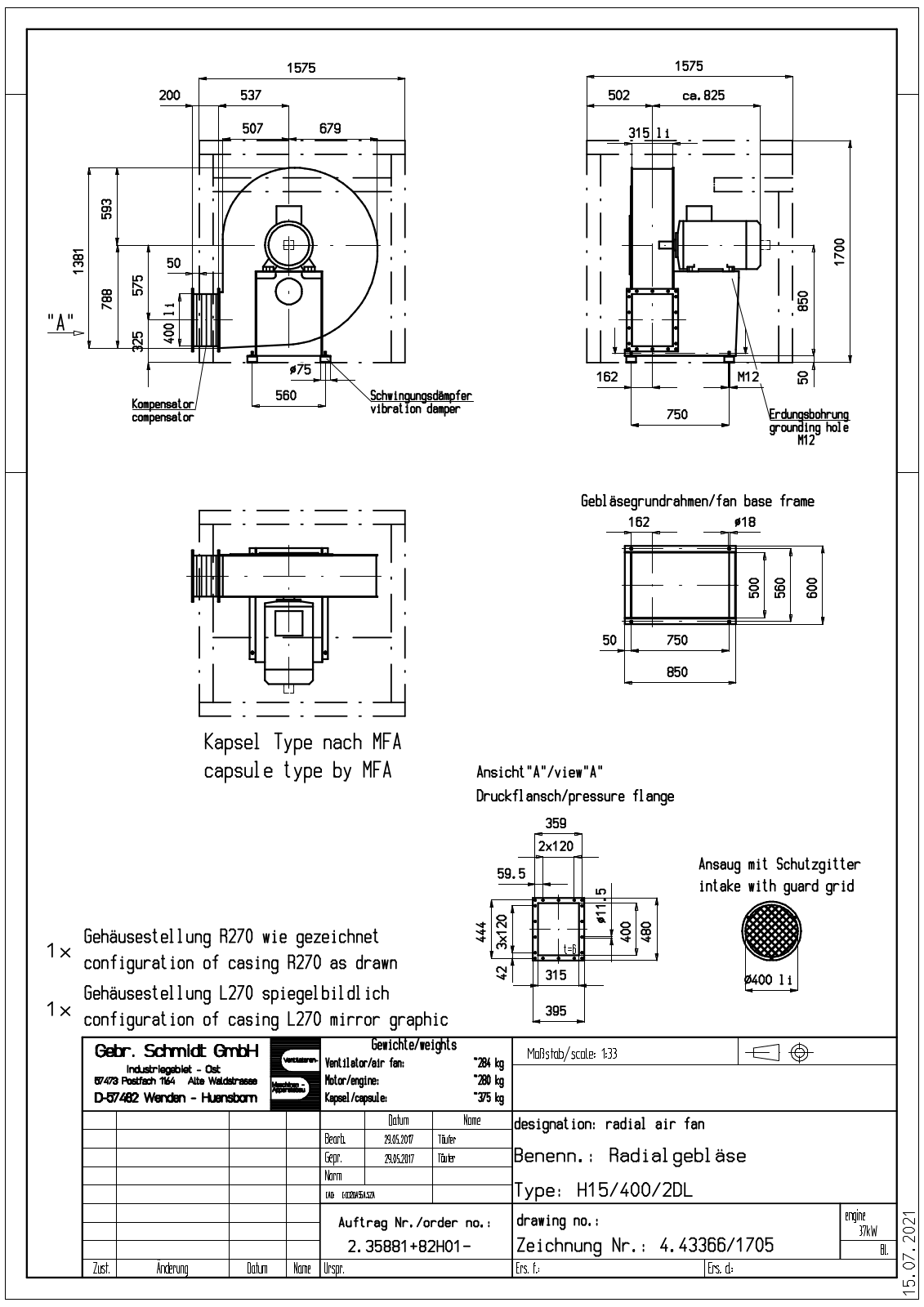 Gebr. Schmidt H15-400 Schematic