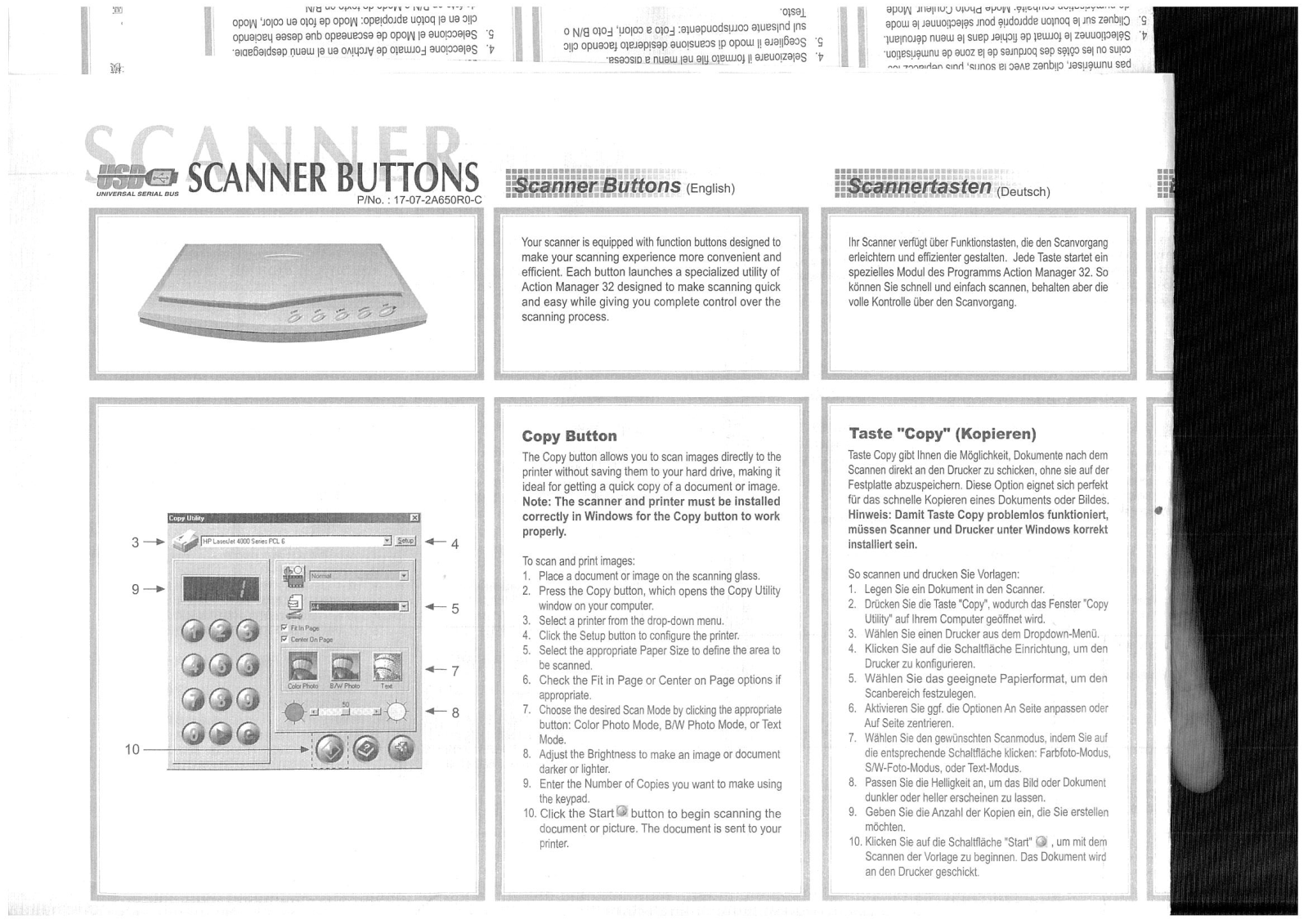 Plustek Optic Slim 2600 User guide