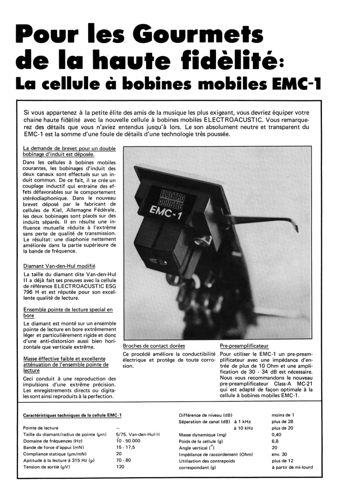 Elac EMC-1 Brochure