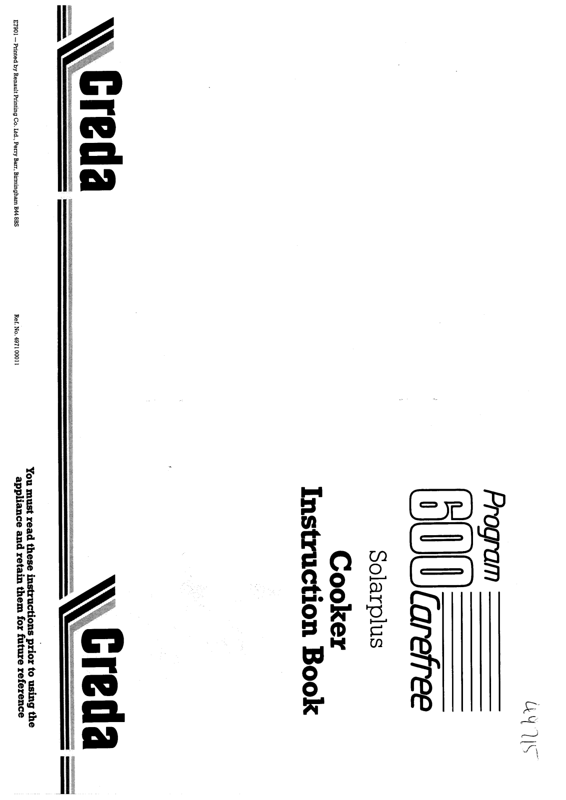 Creda HB49715 User Manual