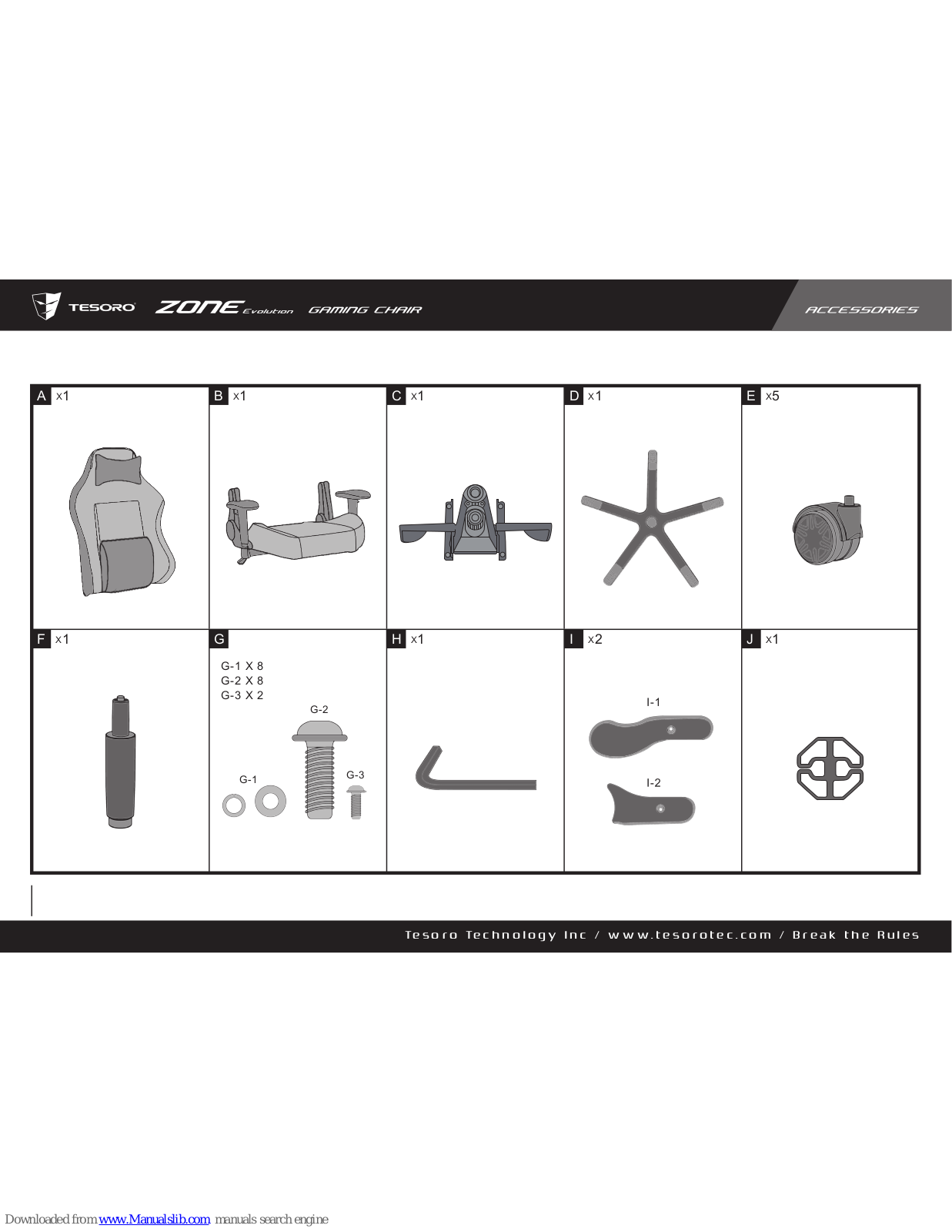 Tesoro Zone Evolution F730 Installation Manual
