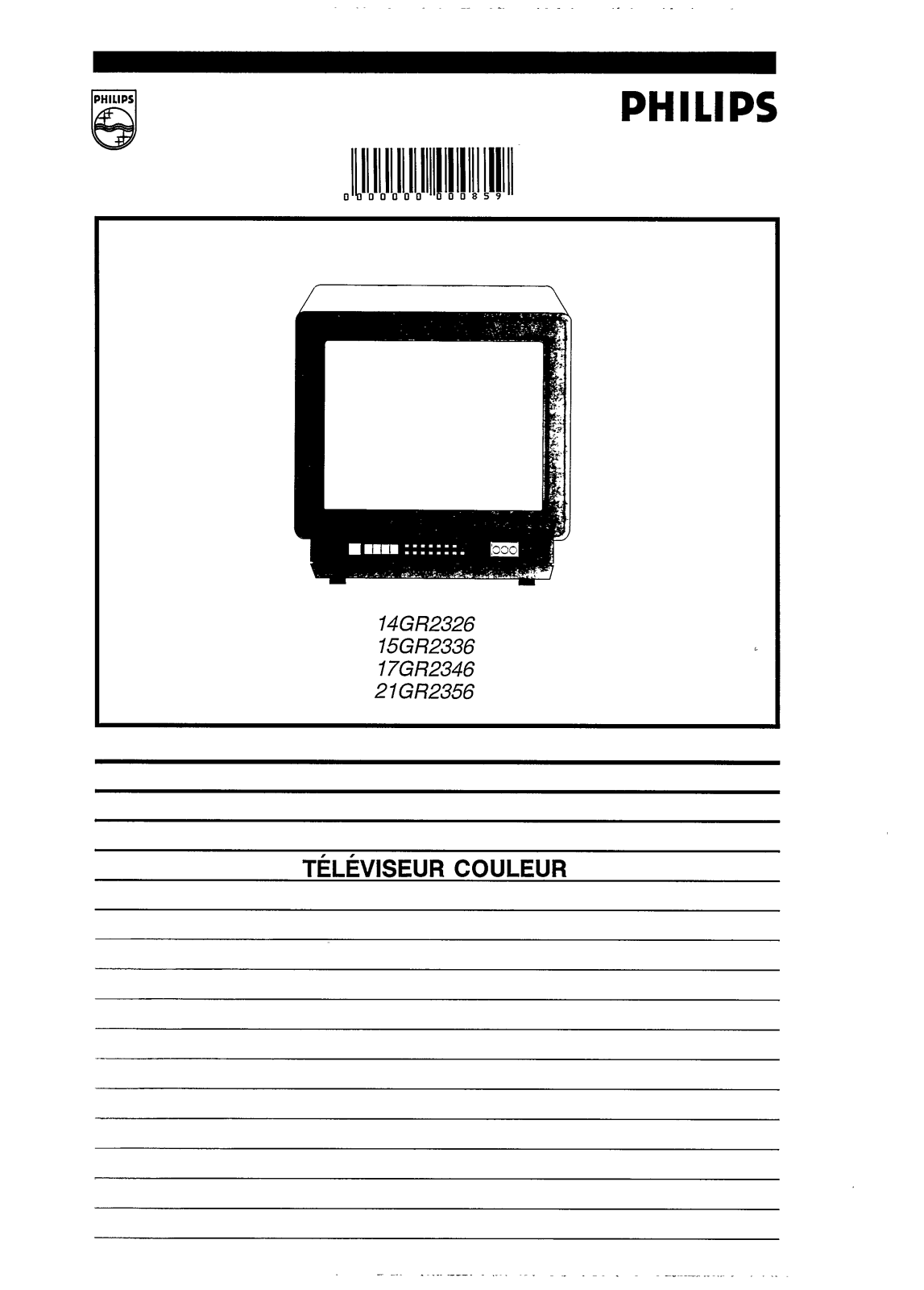 Philips 21GR2356 User Manual