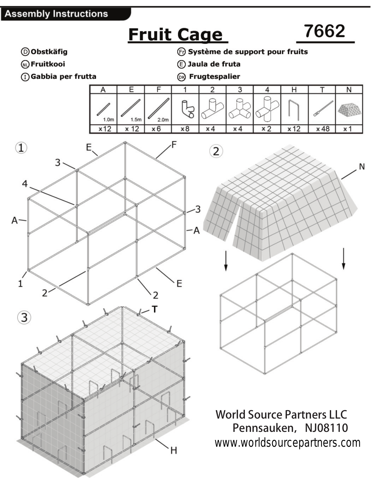 World Source Partners AVY1168 Installation & Assembly - ManualMachine.com
