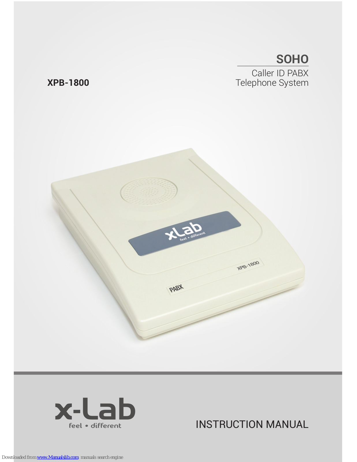 x-Lab XPB-1800 Instruction Manual