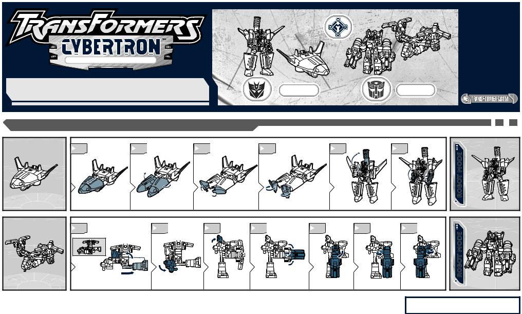 HASBRO Transformers Cybertron Scythe and Ramjet User Manual