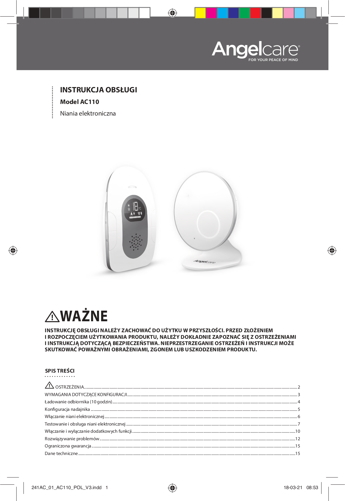 Angelcare AC110 User guide - ManualMachine.com