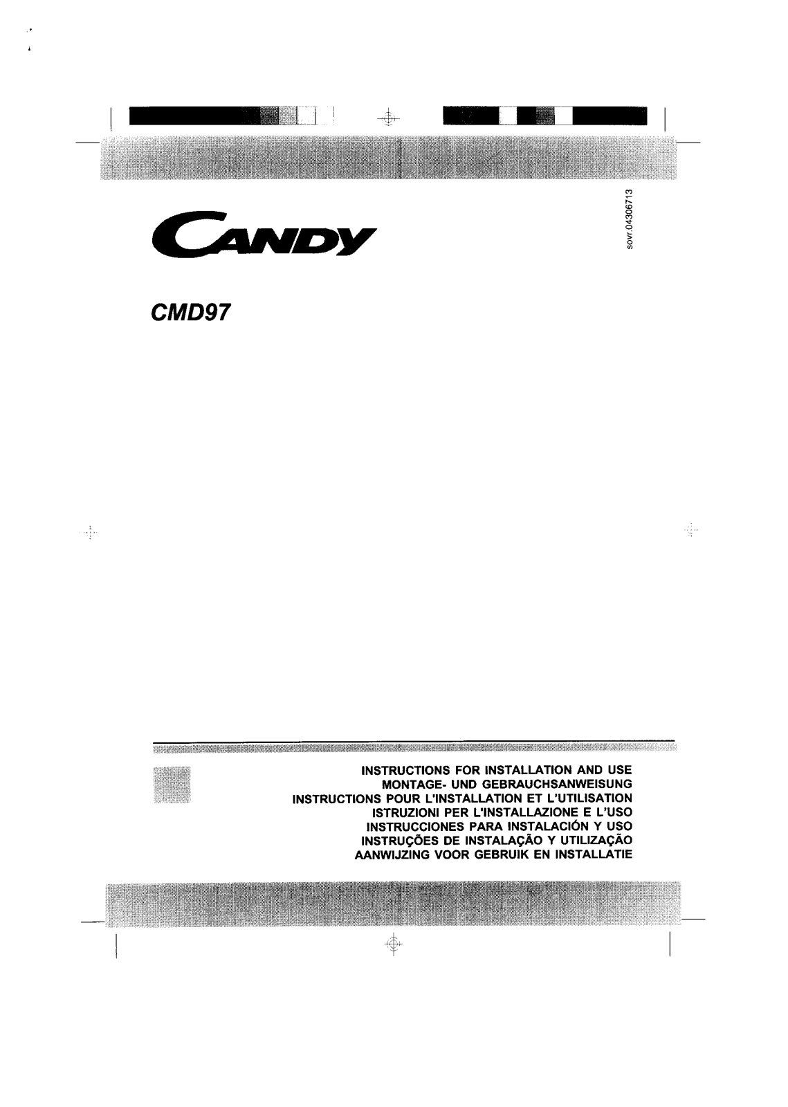 Candy CMD97 User Manual