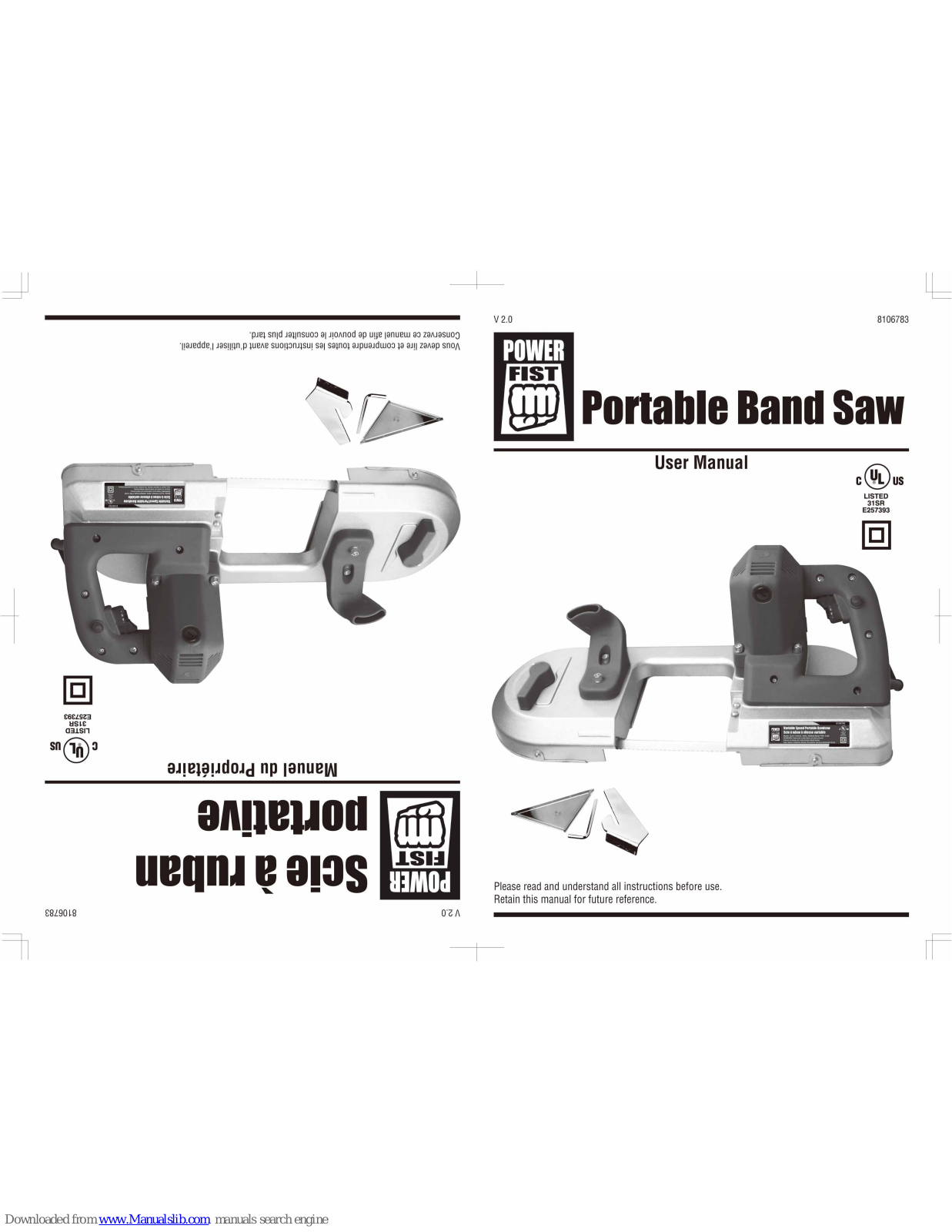 Power first ponable Band Saw, portable Band Saw User Manual - ManualMachine.com