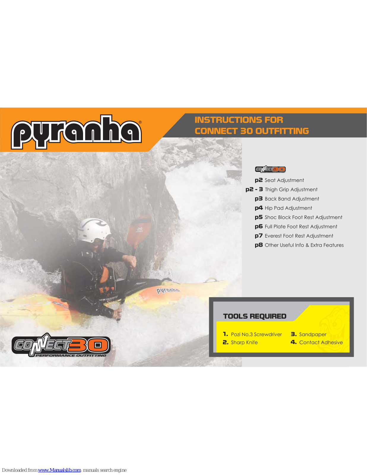 Pyranha Connect 30 Instructions For Use Manual