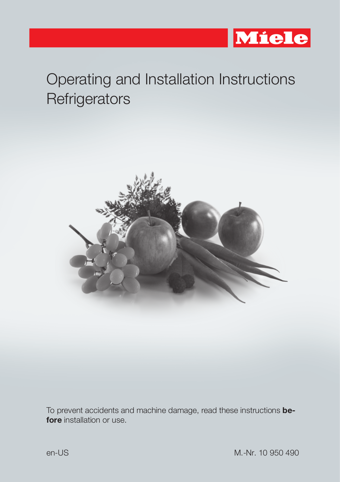 Miele KS37472ID Installation Manual