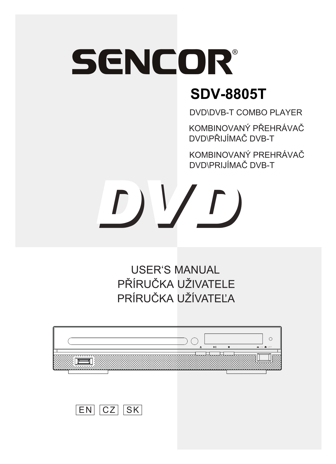 Sencor SDV 8805T User Manual