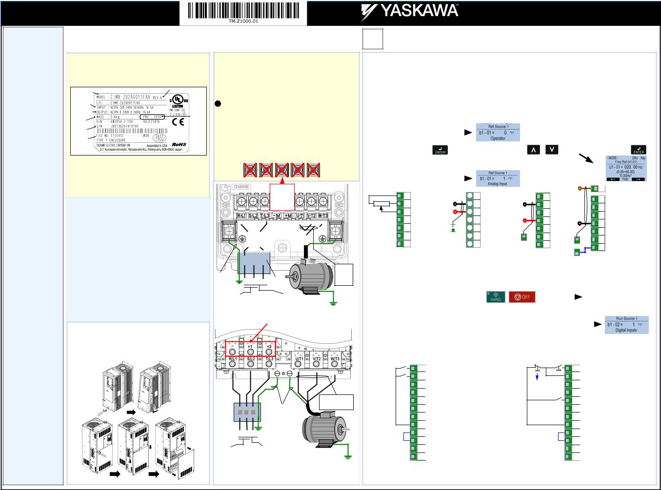 Yaskawa Z1000 User Manual