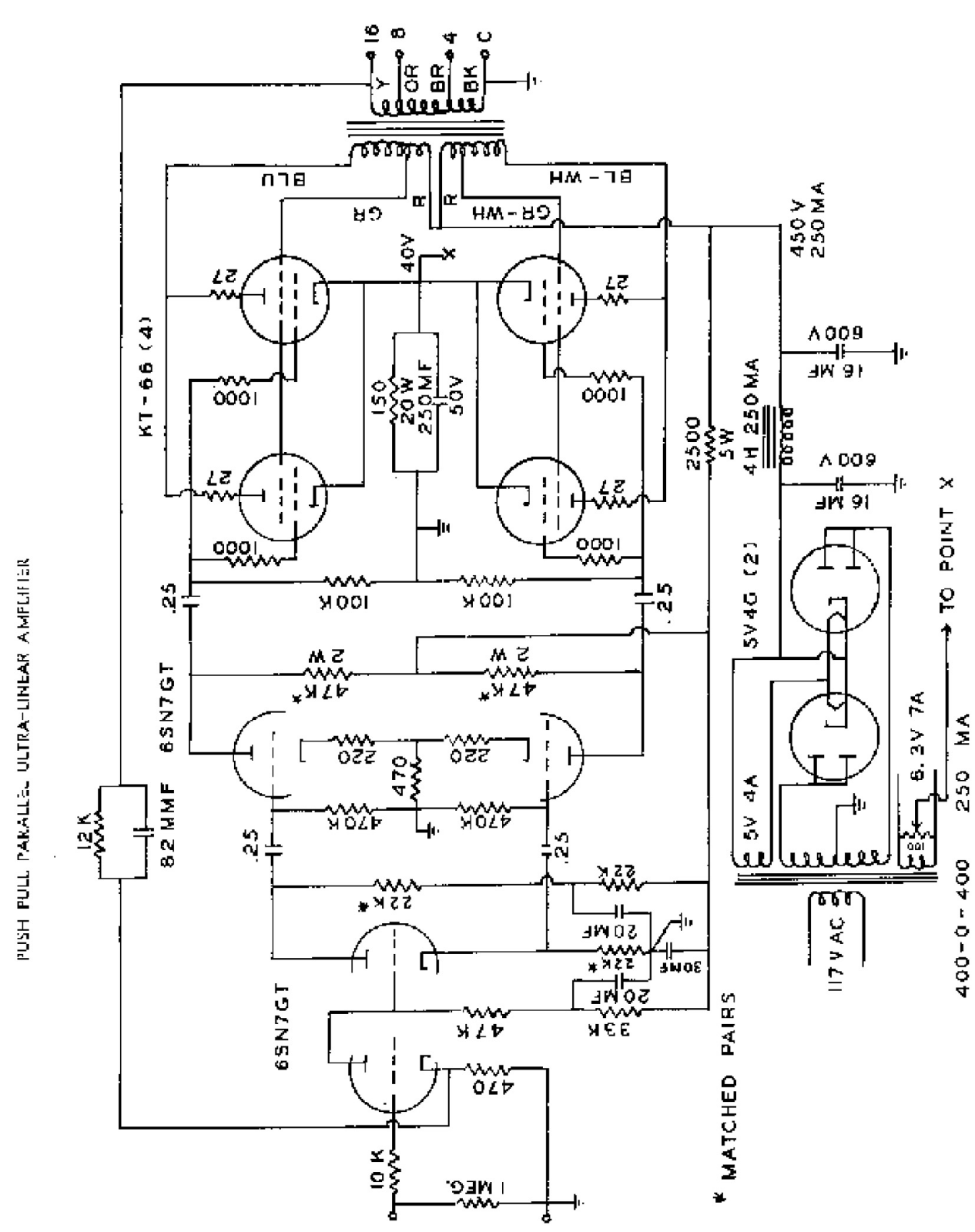 Dynaco KT-66 Schematic