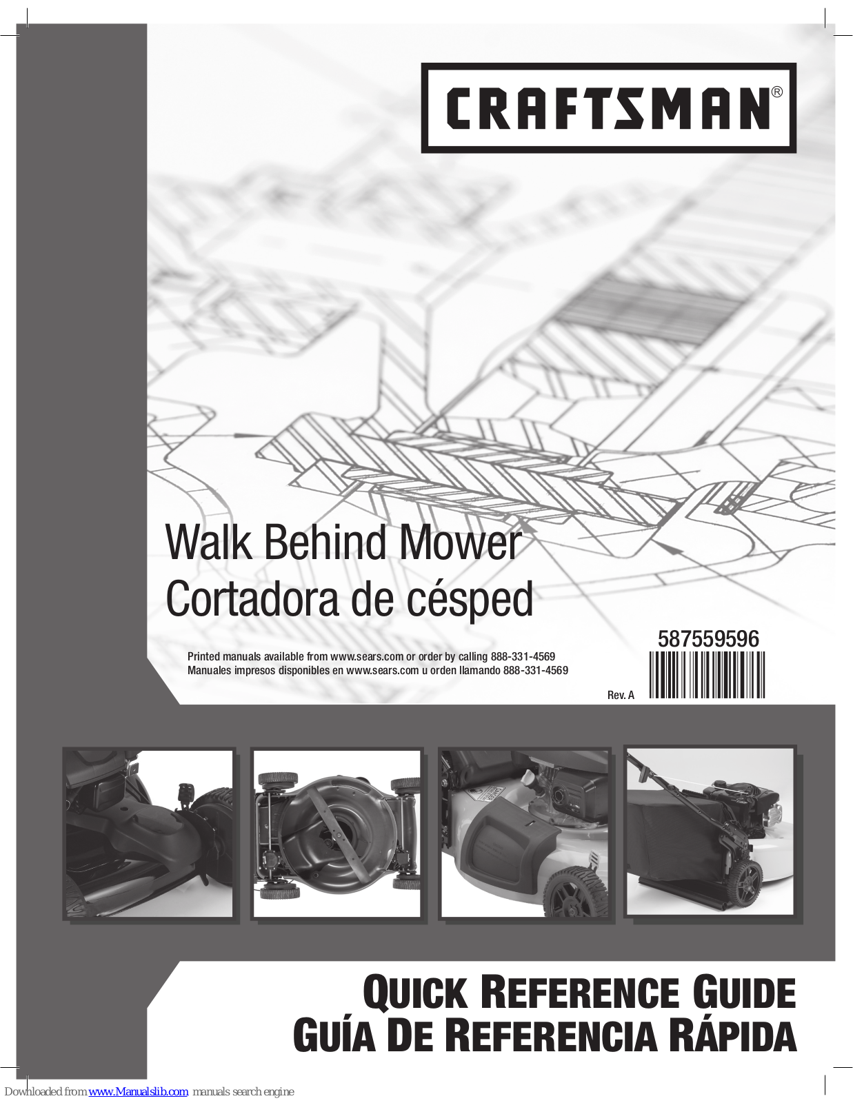 Craftsman 14HQ006 Quick Reference Manual