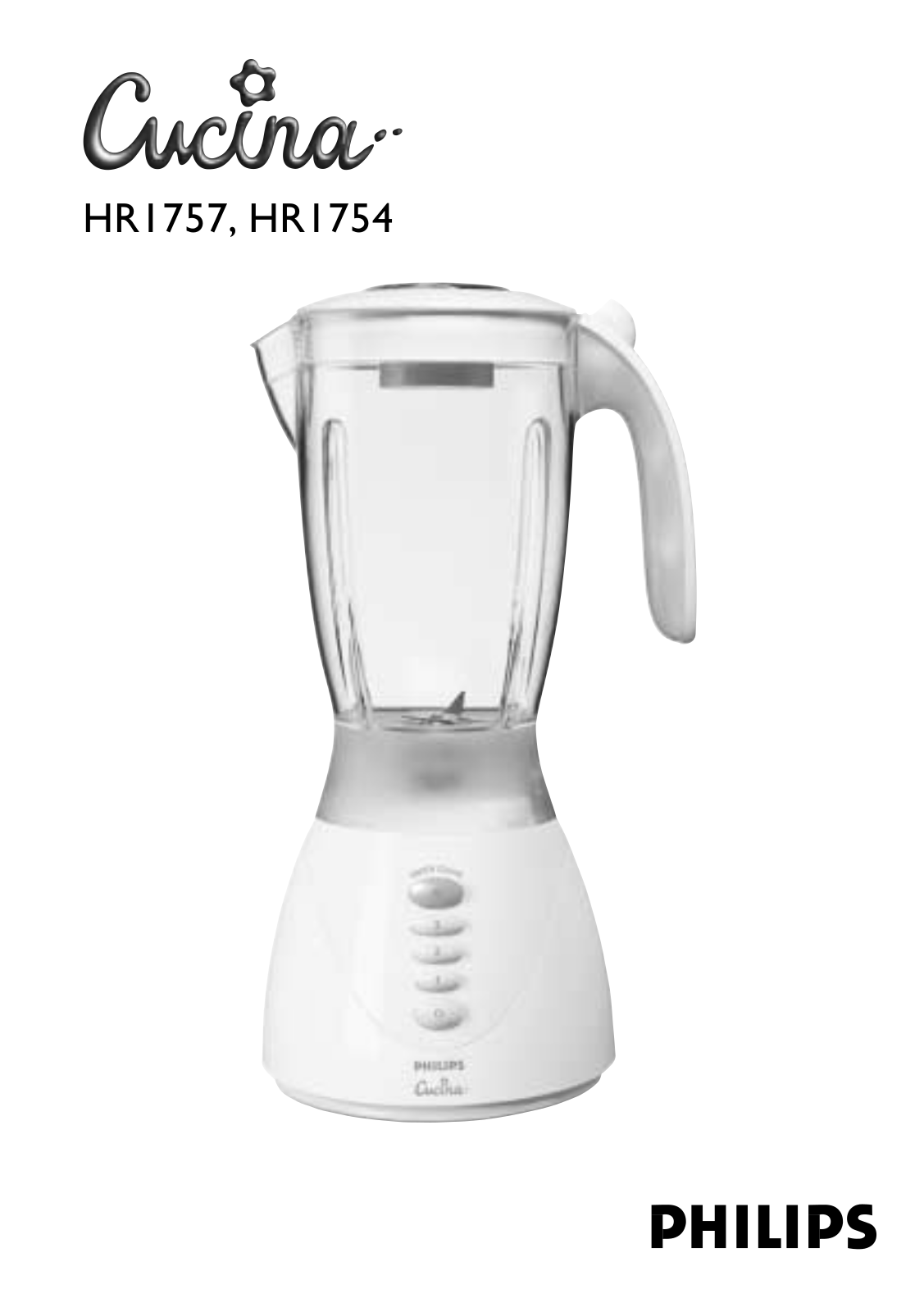 PHILIPS HR 1754 User Manual