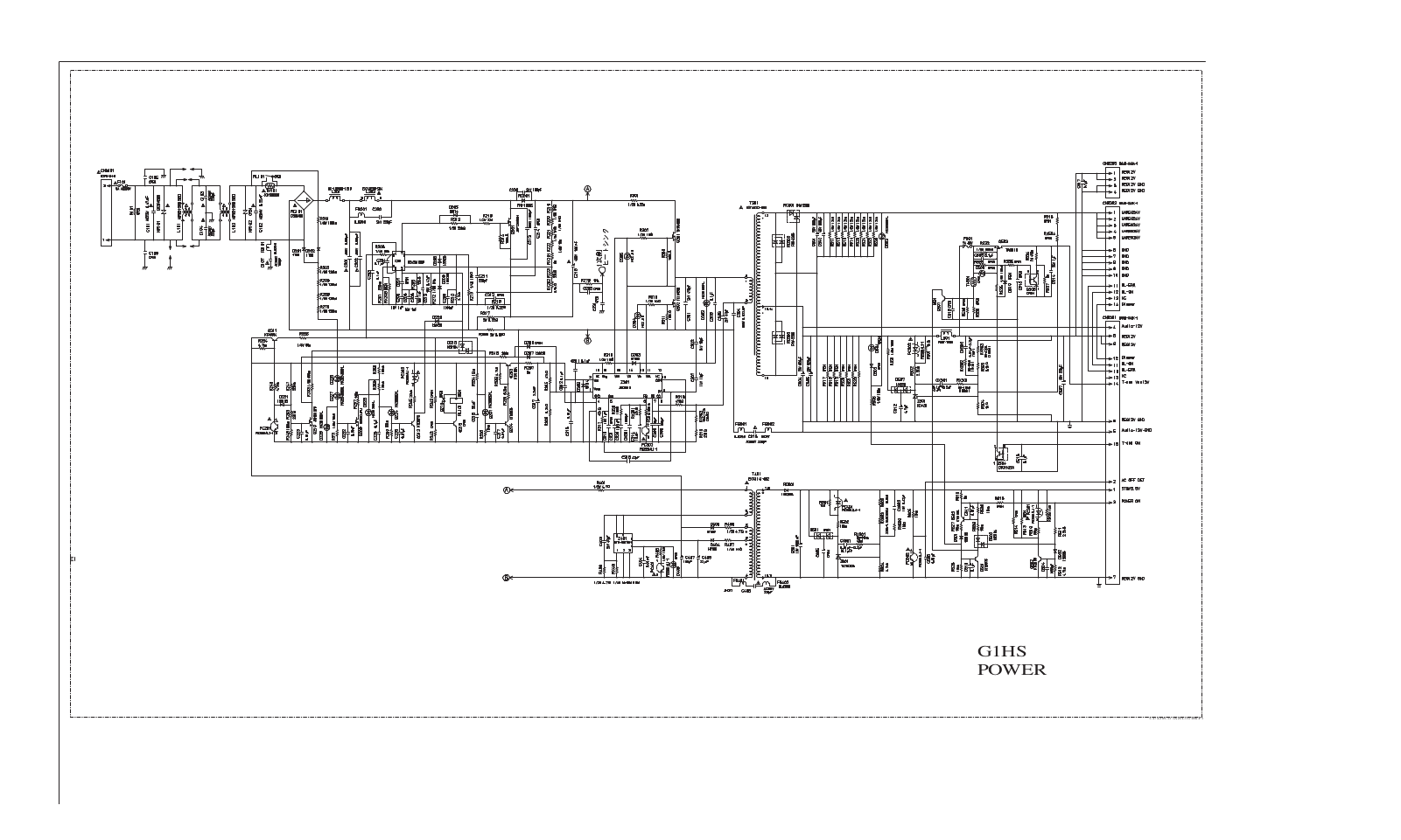 Sony PSC10307E Schematic