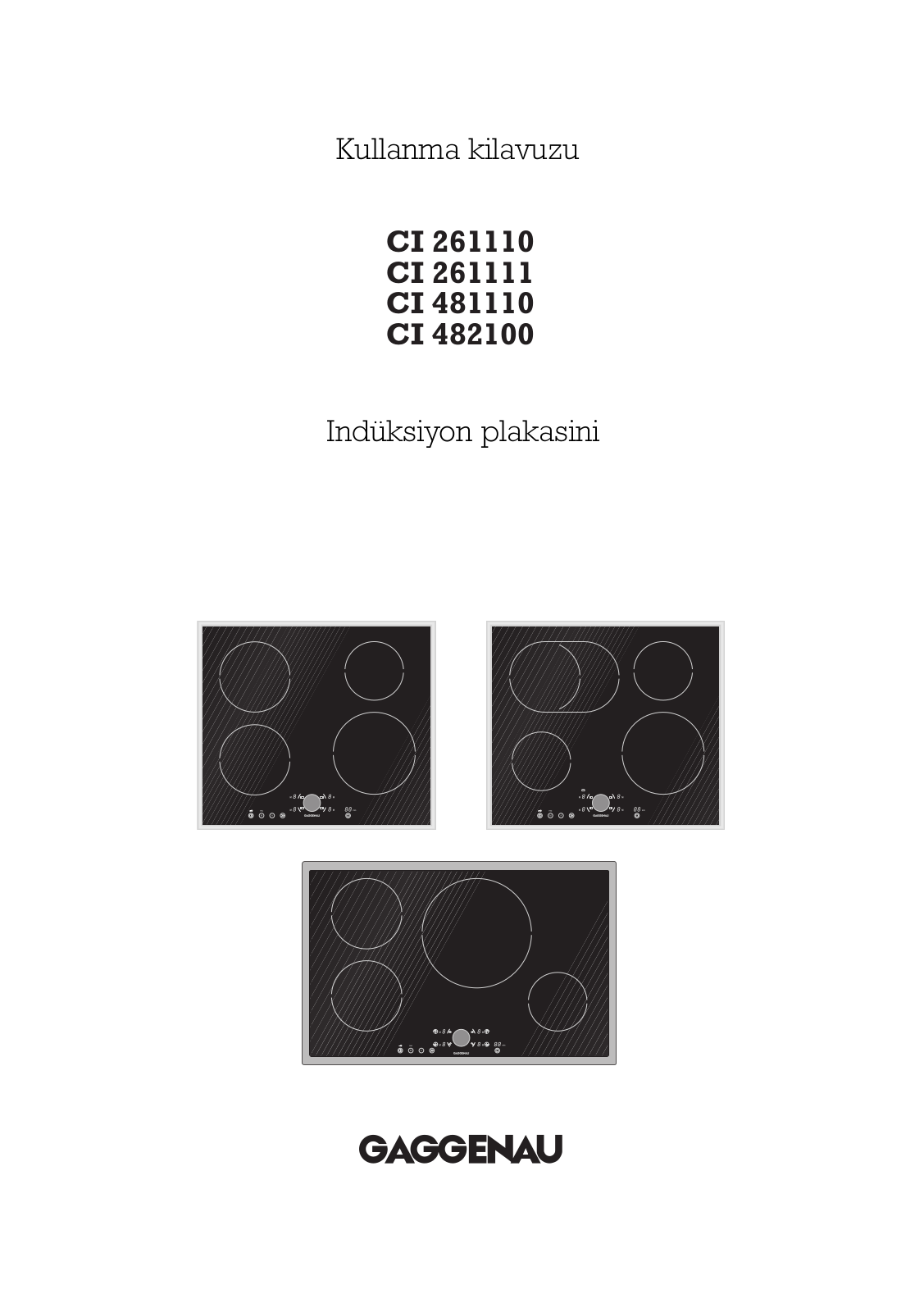 Gaggenau CI482100 User Manual