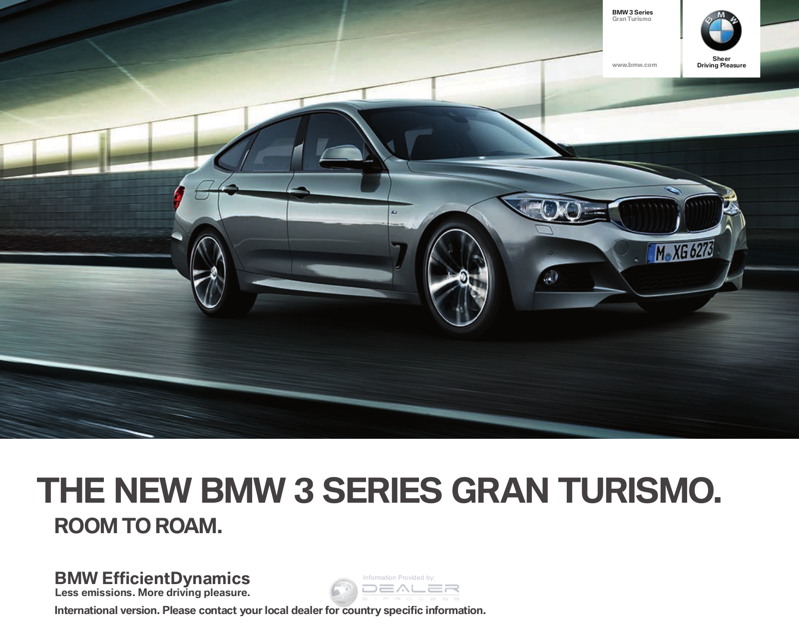 BMW Gran Turismo 2013 Owner's Manual