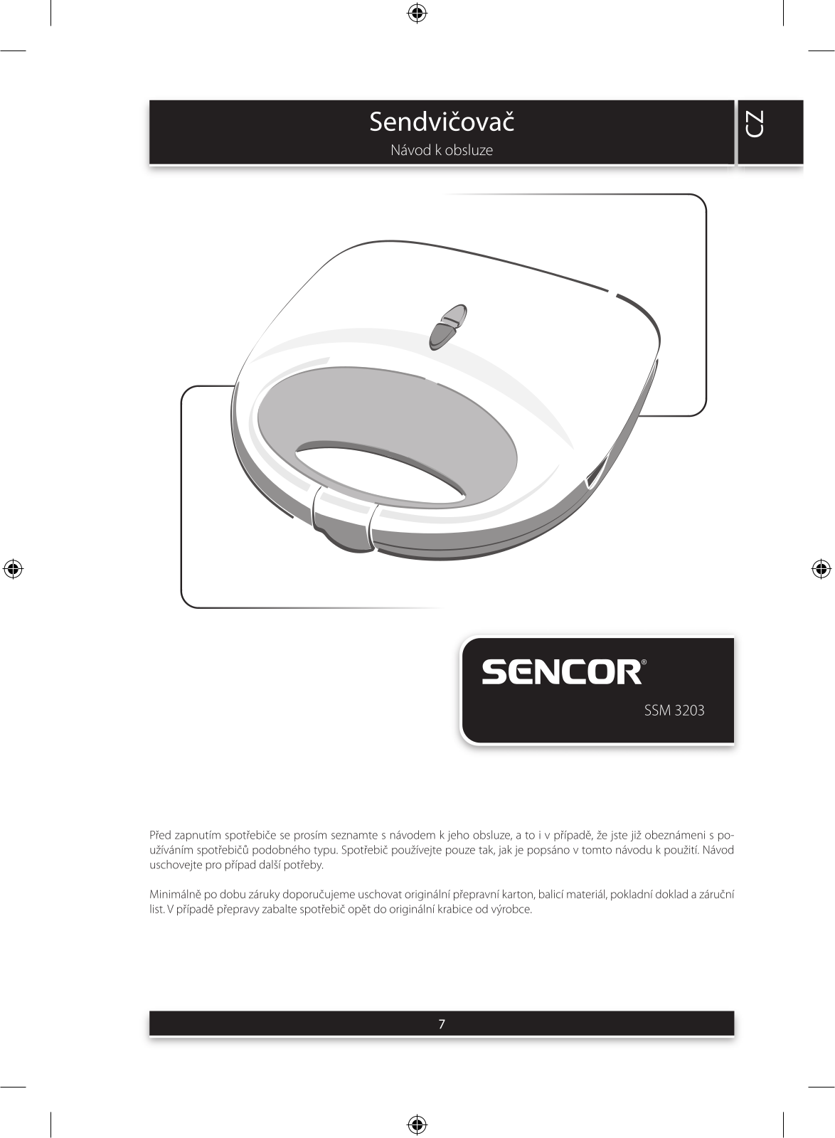 Sencor SSM 3203 User Manual - ManualMachine.com