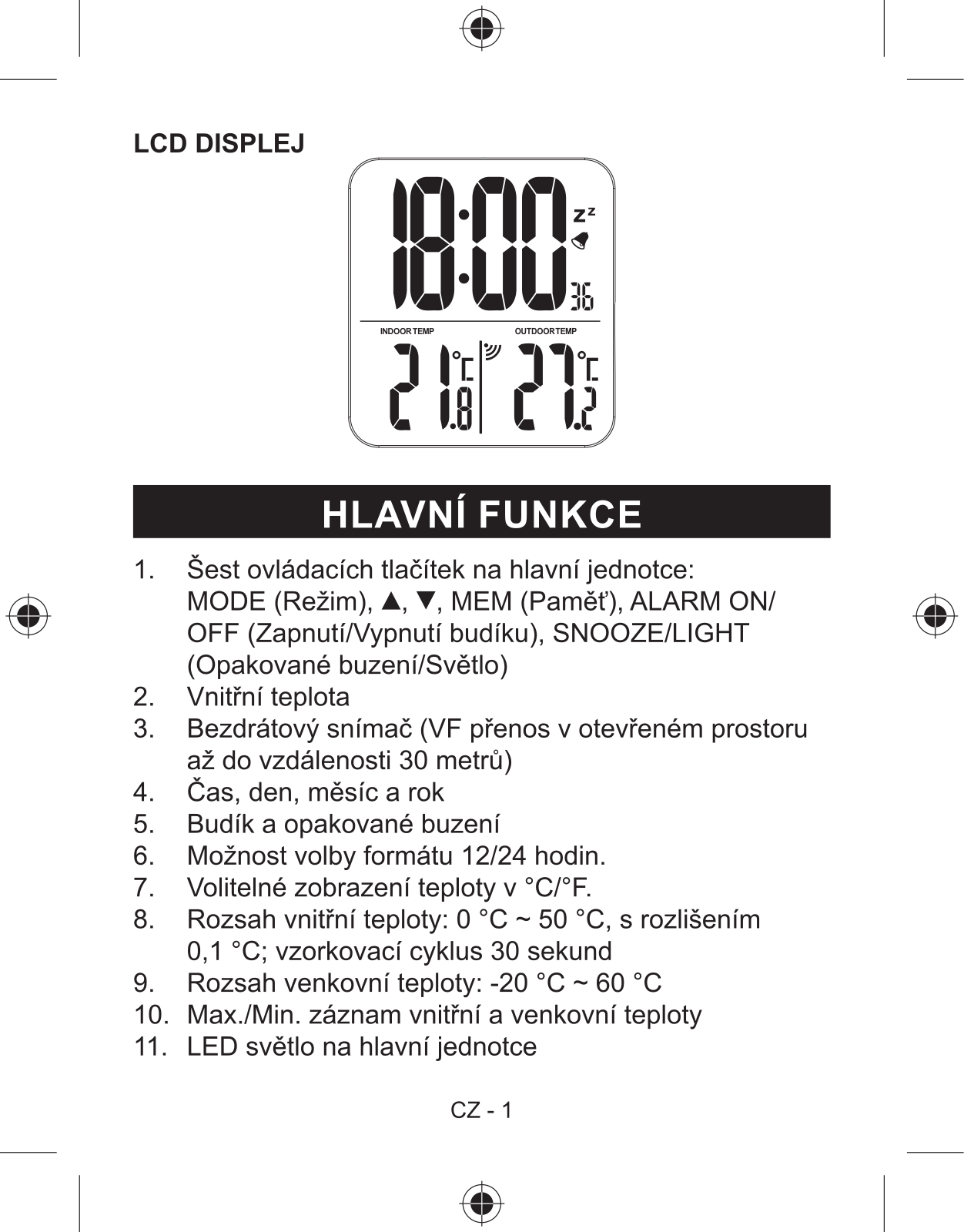 Sencor SWS 2025 User Manual