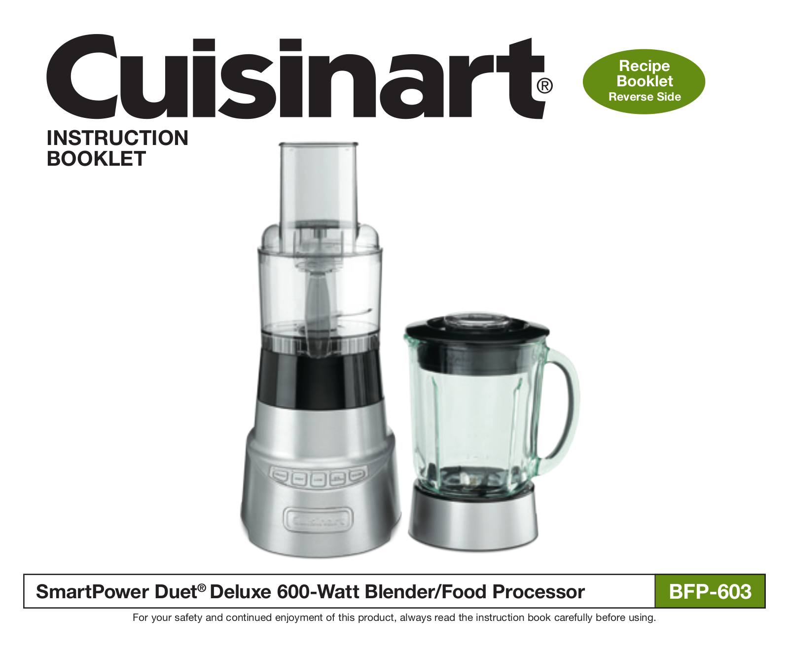 Cuisinart BFP-703BC Instruction Manual