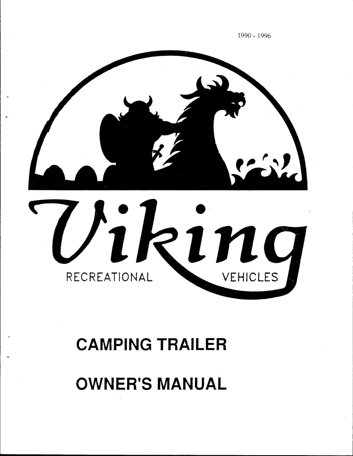 Viking 1990 SP 170, 1990 SP 175, 1990 SP 210, 1990 SP 215, 1990 SP 220 Owner's Manual