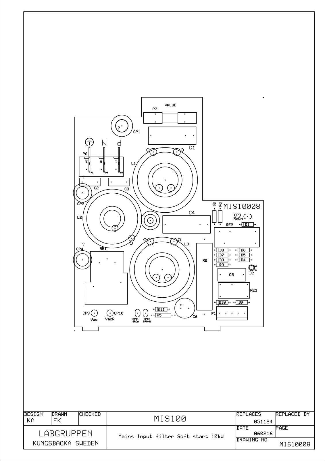 LabGruppen MIS10008-P User Manual