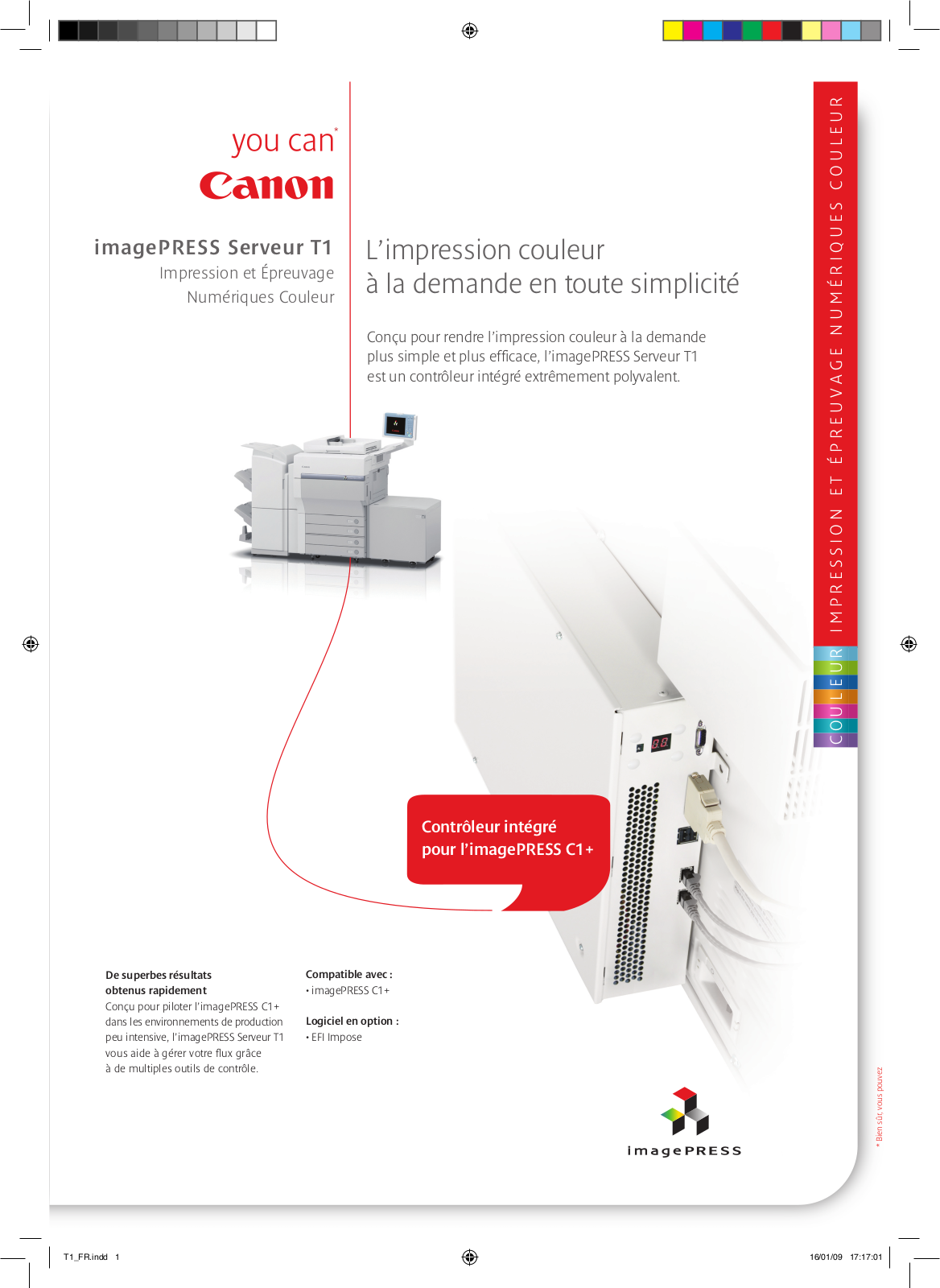 Canon T1 BROCHURE