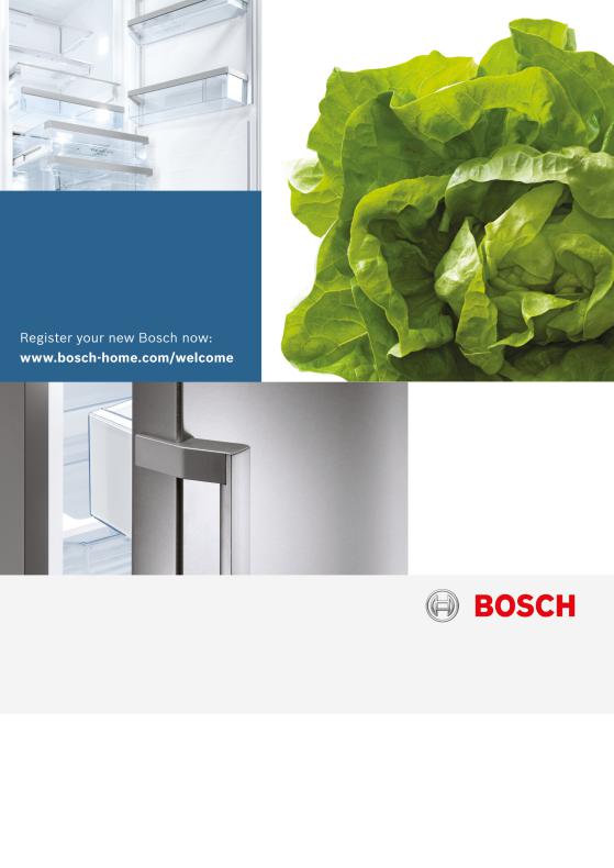 Bosch KGV39XL2AR User Manual