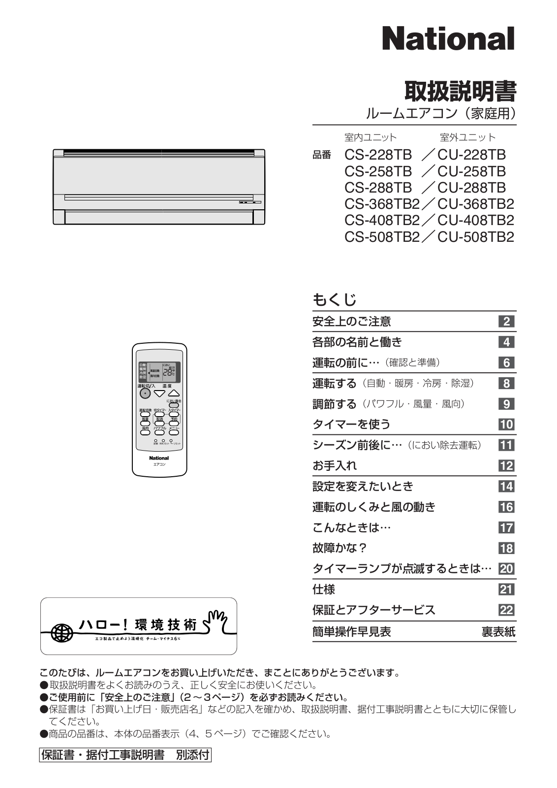 National Semiconductor CS-T228B Technical data