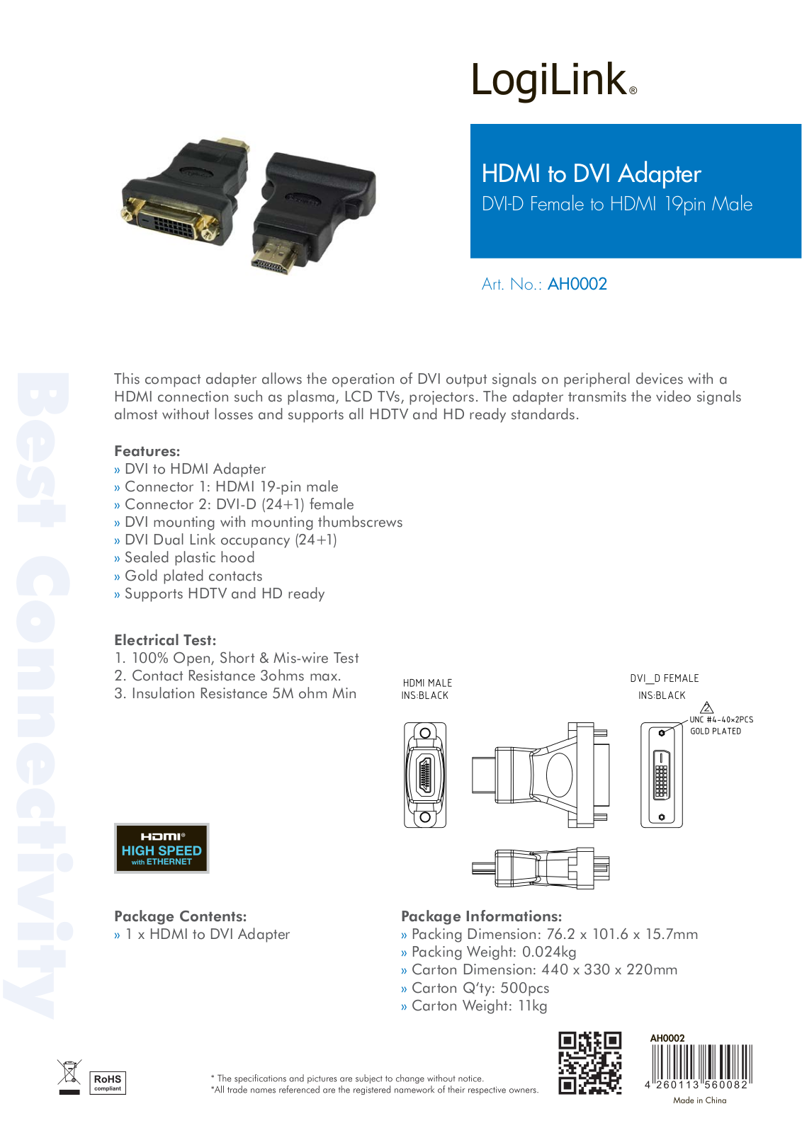LogiLink AH0002 User Manual - ManualMachine.com