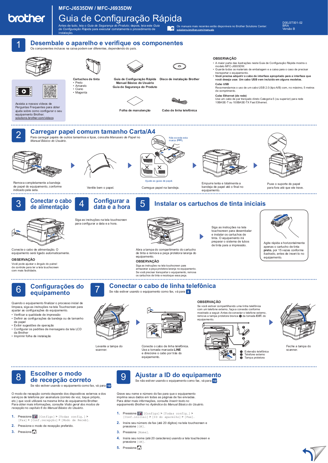 Brother MFC-J6535DW, MFC-J6935DW Setup Guide