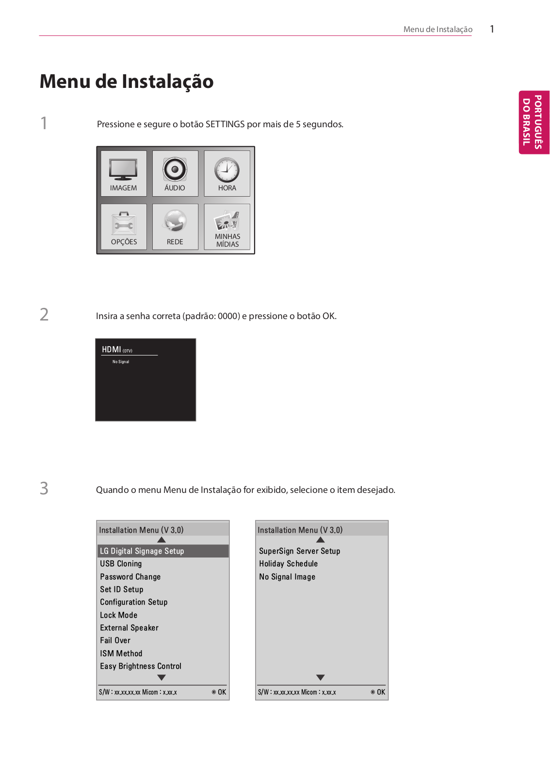 LG 32SE3B-B INSTALLATION GUIDE