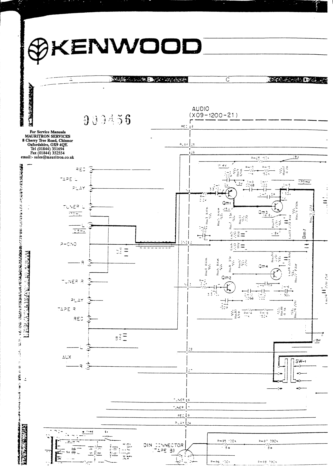 Kenwood KA-1500 Schematic