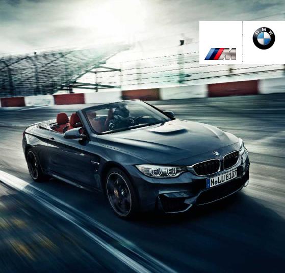 BMW M4 Convertible 2016 Owner's Manual