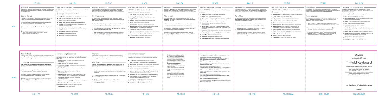 ZAGG ZKHTT User Manual